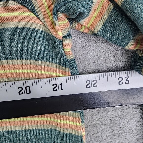 Women's American Eagle Outfitters Shirt Multicolor Striped Long Sleeve Size L - Picture 8 of 10